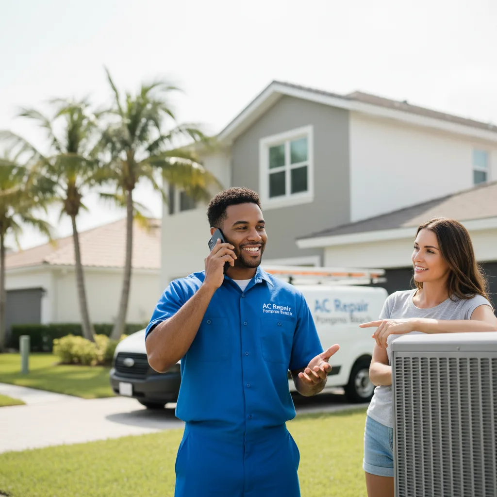 AC Repair Pompano Beach customer support in Fulshear